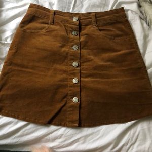 Brandy Melville button up skirt